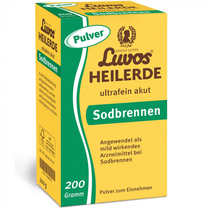 Luvos Питьевая глина Heilerde ultrafein от изжоги 200 г
