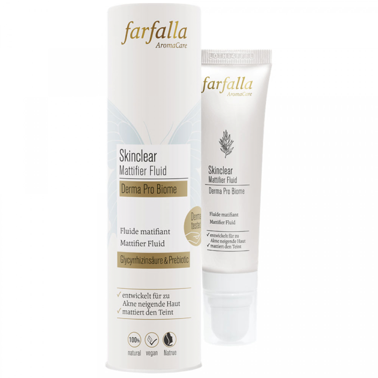 Farfalla Skinclear Матирующий флюид Derma Pro Biome 30 мл