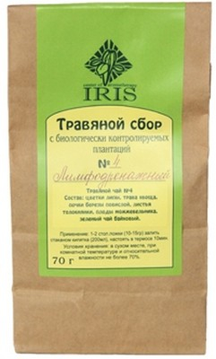 IRIS Травяной сбор № 4 Лимфодренажный