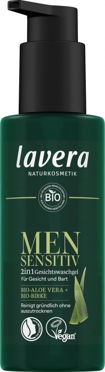 Lavera Men Sensitive Гель для умывания 2в1 150 мл