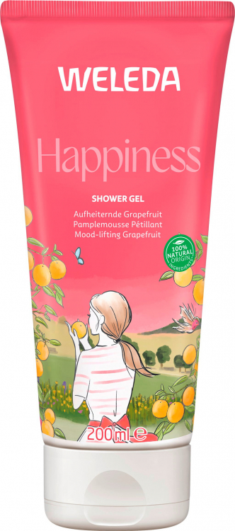 WELEDA Гель для душа Happiness с грейпфрутом 200 мл
