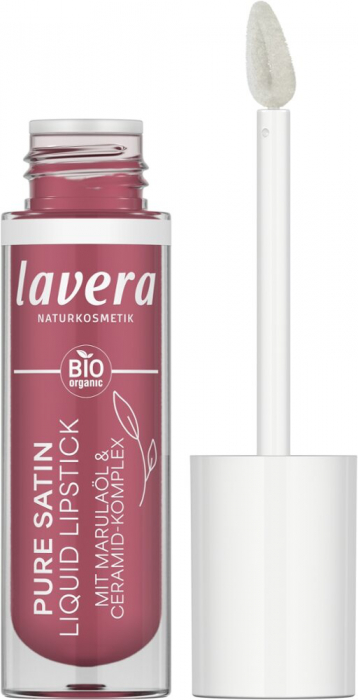 LAVERA Жидкая сатиновая помада 03 Wild Mauve 4 мл