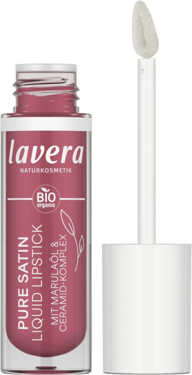 LAVERA Жидкая сатиновая помада 03 Wild Mauve 4 мл