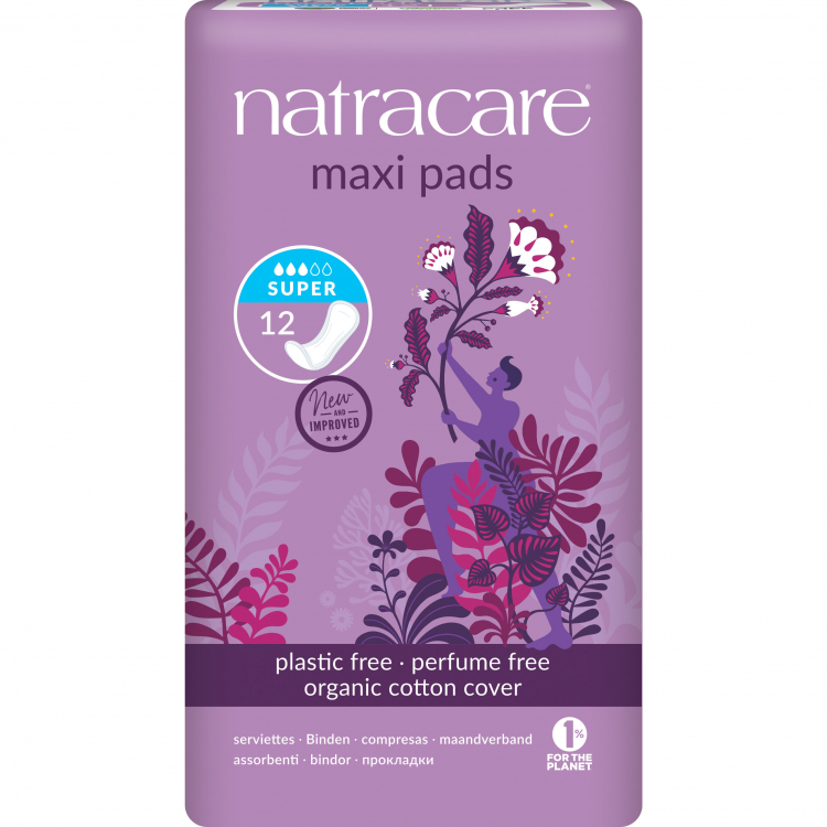 Natracare Прокладки Maxi Super 12 штук
