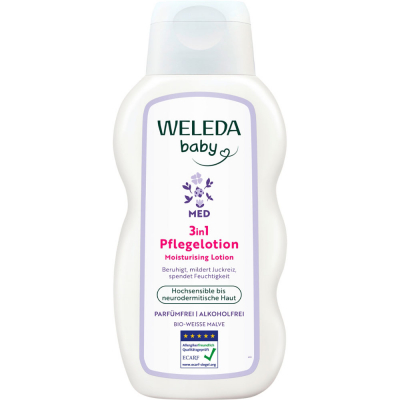 WELEDA Med Увлажняющий лосьон 3-в-1 с белой мальвой 200 мл