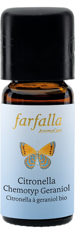 Farfalla Эфирное масло Цитронеллы хемотип Гераниол Grand Cru (био) 10 мл