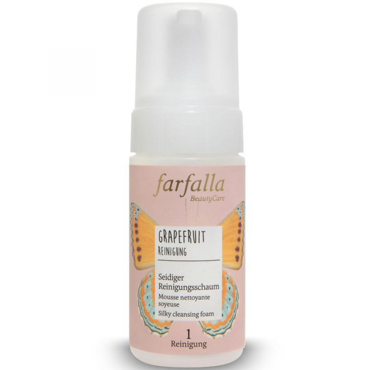 Farfalla Grapefruit Шелковистая очищающая пенка 120 мл