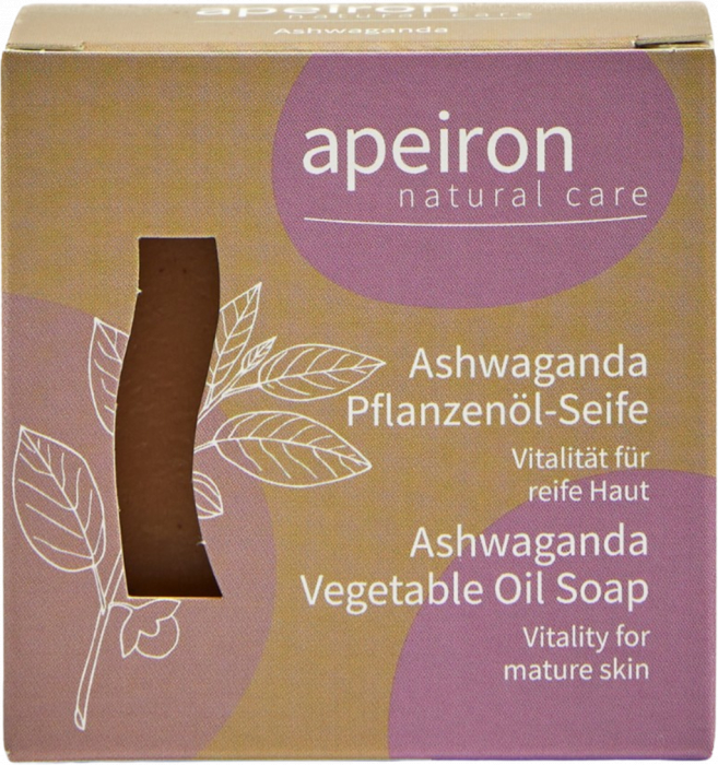 Apeiron Натуральное мыло с ашвагандой 100 г