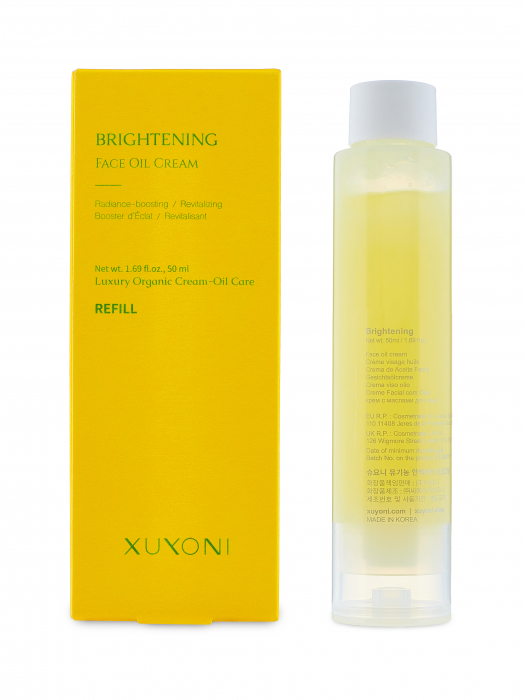 XUYONI Сменный блок Органическое крем-масло для сияния и увлажнения кожи  BRIGHTENING FACE OIL CREAM 50 ml