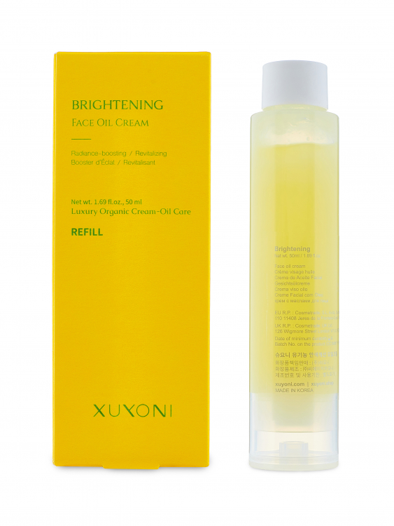 XUYONI Сменный блок Органическое крем-масло для сияния и увлажнения кожи  BRIGHTENING FACE OIL CREAM 50 ml