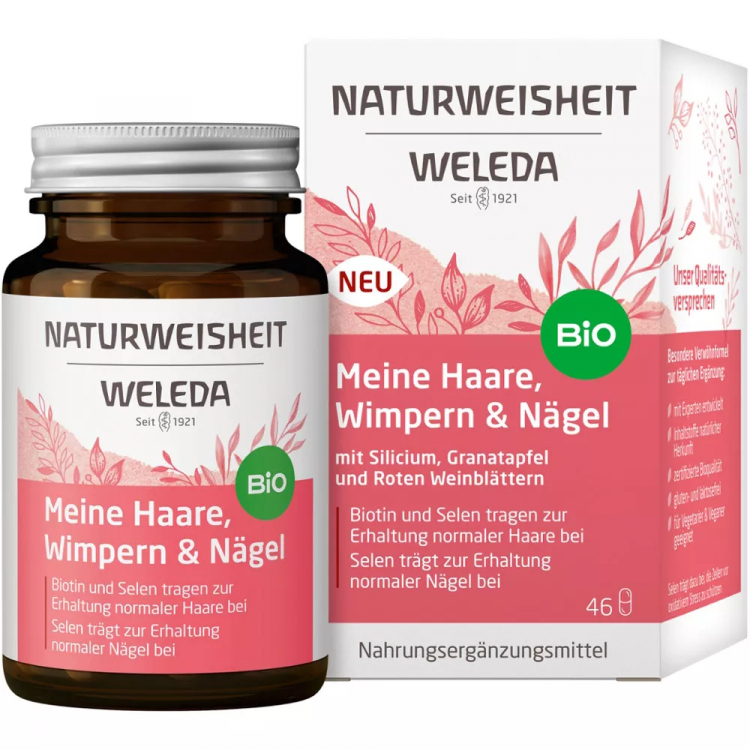 WELEDA Комплекс для волос, ресниц и ногтей 46 капсул