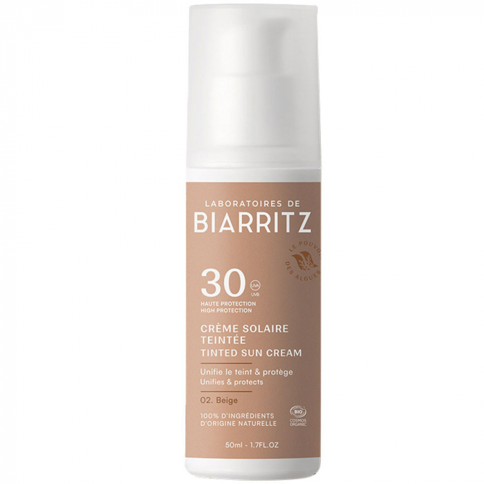 Laboratoires de Biarritz Тонирующий крем SPF 30 бежевый 50 мл