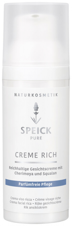 Speick Pure Крем для лица Rich 50 мл