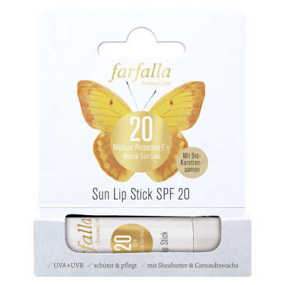 Farfalla Солнцезащитная губная помада Средняя защита E+ SPF 20 5 г