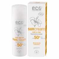 ECO-Cosmetics Солнцезащитный крем SURF and FUN SPF 50+ с эффектом загара 50 мл