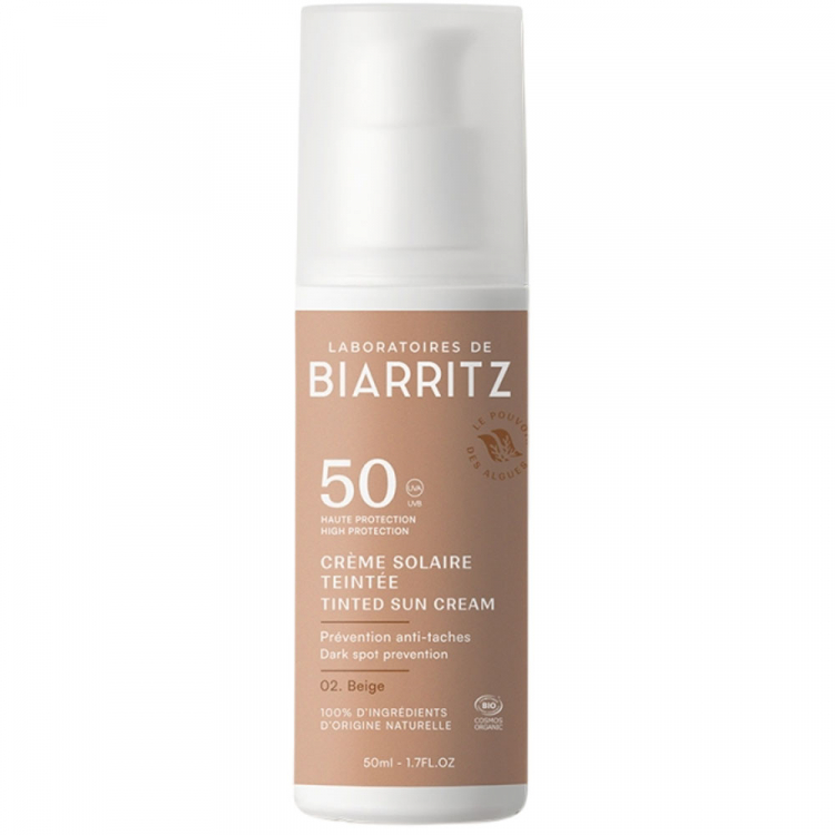 Laboratoires de Biarritz Тонирующий крем SPF 50 бежевый 50 мл