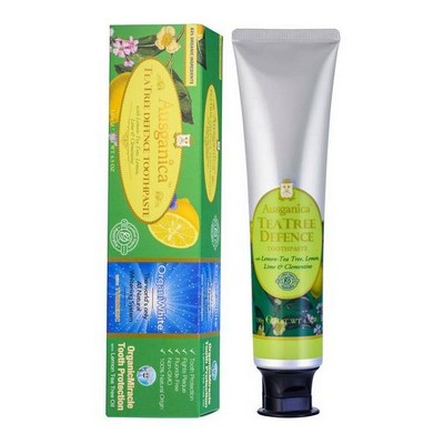 Ausganica Защищающая зубная паста OrganicMiracle, без фтора, с маслом чайного дерева 130 г 