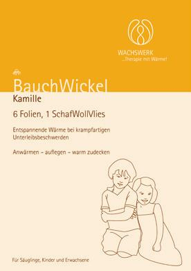 Waсhswerk Пластырь для аппликации с маслом ромашки 6 шт + шерстяной материал 