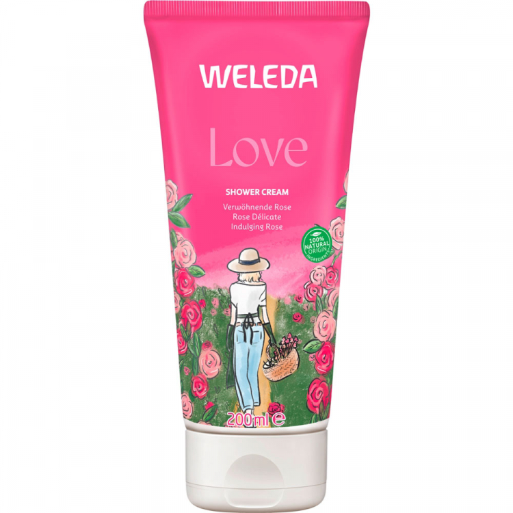 WELEDA Крем для душа Love с розой 200 мл