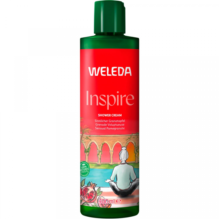 WELEDA Крем для душа Inspire с гранатом 400 мл