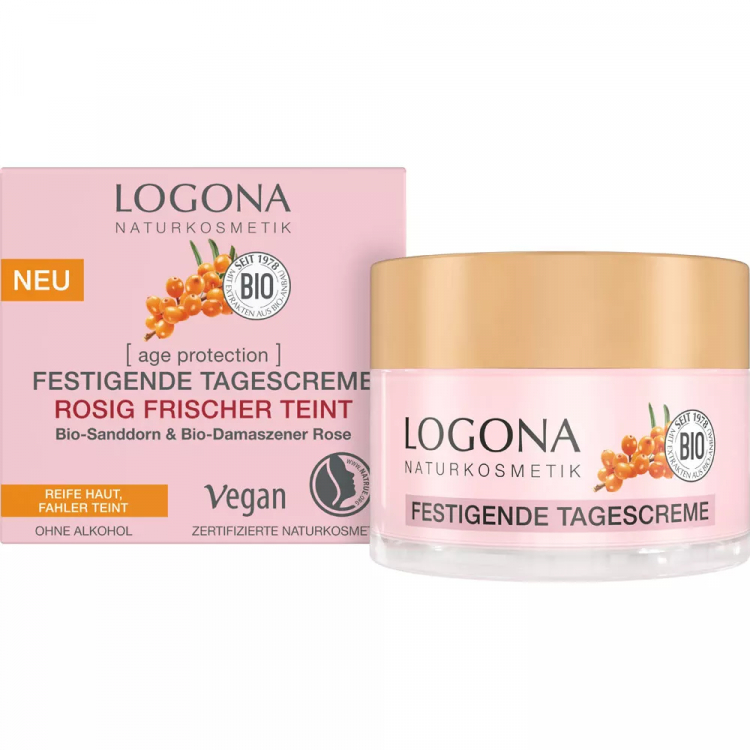 LOGONA Age Protection Дневной крем розовое сияние 50 мл