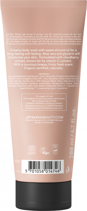 URTEKRAM Кремовый гель для душа Nordic Berry 200 мл